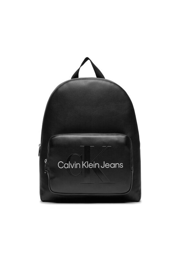 Calvin Klein Jeans Plecak Sculpted Campus Bp40 Mono K60K611867 Czarny. Kolor: czarny. Materiał: skóra