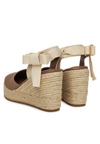 DeeZee Espadryle WS2509-001 Beżowy. Kolor: beżowy. Materiał: materiał