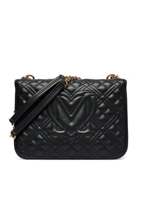 Love Moschino - LOVE MOSCHINO Torebka JC4000PP1OLA0000 Czarny. Kolor: czarny. Materiał: skórzane