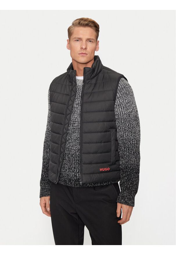 Hugo - HUGO Kamizelka Brentino2431 50517743 Czarny Regular Fit. Kolor: czarny. Materiał: syntetyk