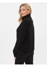 MAX&Co. Golf Caprera 73641723 Czarny Regular Fit. Typ kołnierza: golf. Kolor: czarny. Materiał: bawełna #3