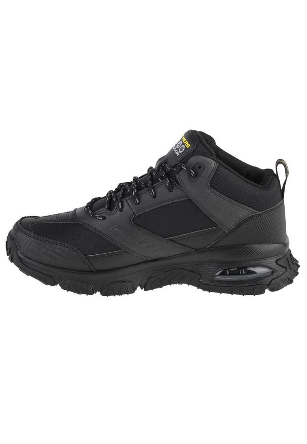 skechers - Buty trekkingowe męskie, Skechers Skech-Air Envoy - Bulldozer. Zapięcie: sznurówki. Kolor: czarny. Materiał: guma, materiał, syntetyk. Szerokość cholewki: normalna