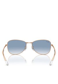 Ray-Ban Okulary przeciwsłoneczne 0RB3733 92023F Złoty. Kolor: złoty