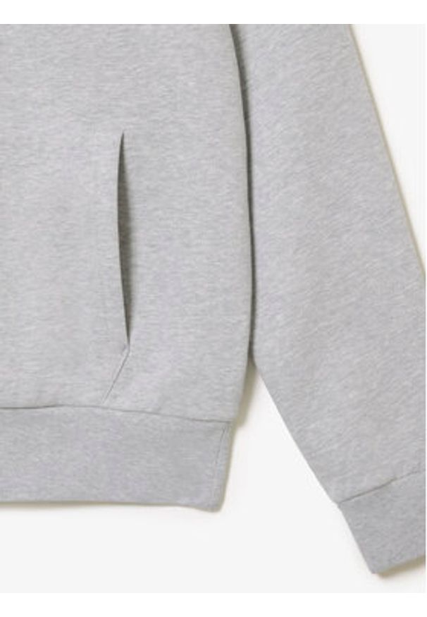 Lacoste Bluza SH9623 Szary Classic Fit. Kolor: szary. Materiał: bawełna