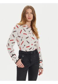 Motivi Koszula 5163Q100684N Biały Regular Fit. Kolor: biały. Materiał: syntetyk