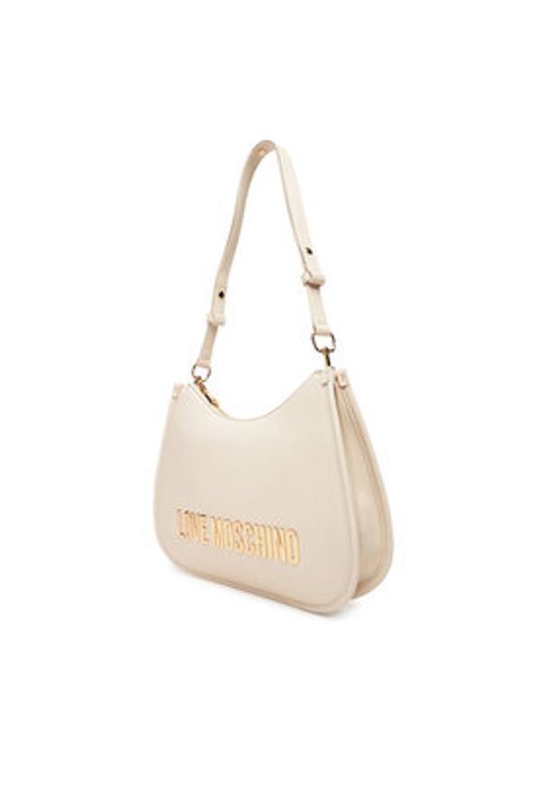 Love Moschino - LOVE MOSCHINO Torebka JC4021PP1NKD0110 Beżowy. Kolor: beżowy. Materiał: skórzane