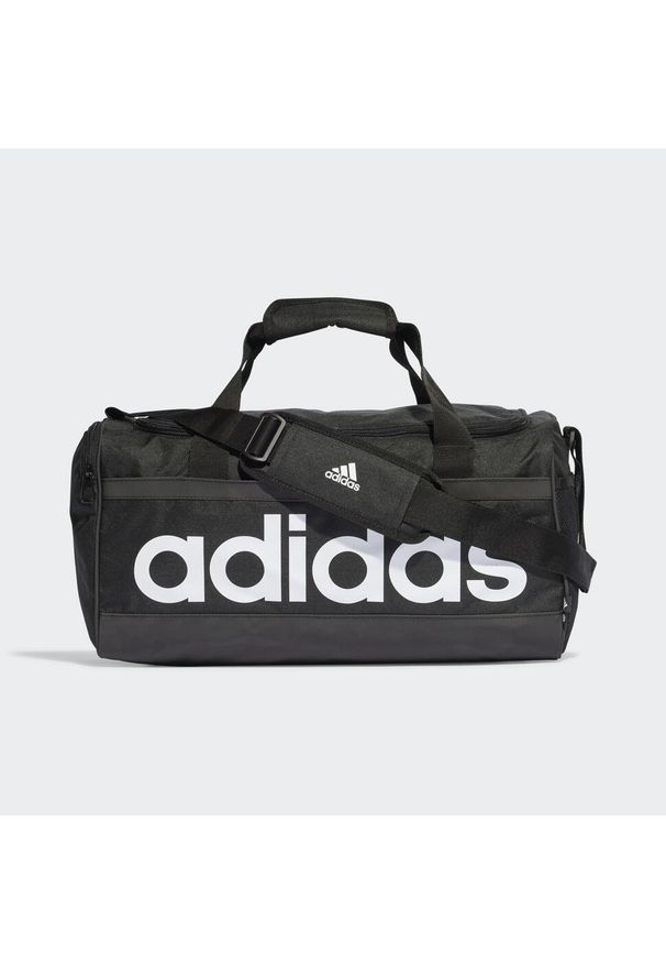 Adidas - Essentials Duffel Bag. Kolor: biały, wielokolorowy, czarny. Materiał: materiał