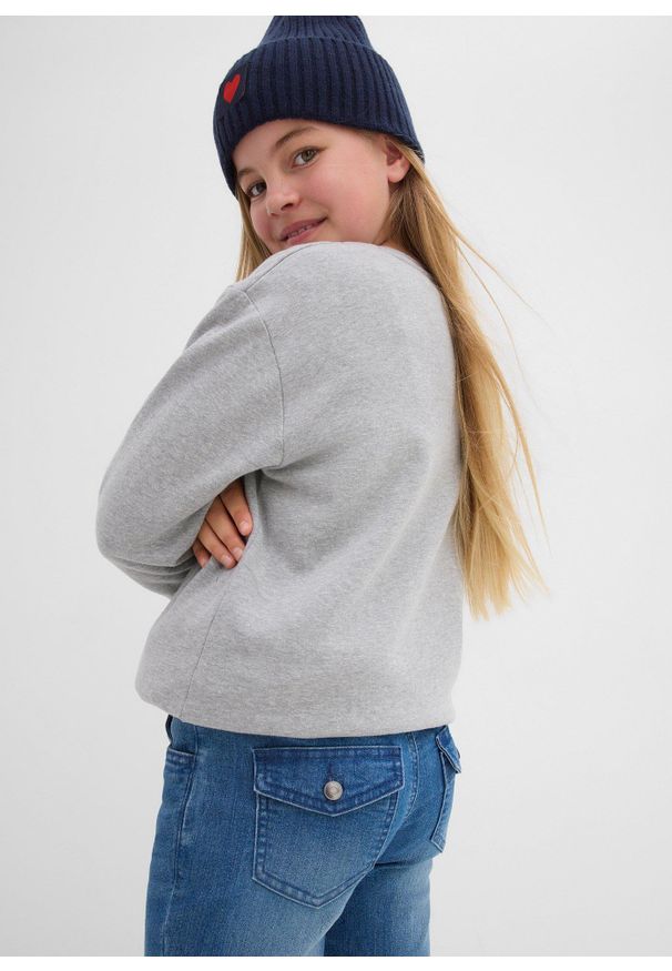 bonprix - Dżinsy o kroju bootcut, low waist. Okazja: na uczelnię. Kolor: niebieski. Styl: elegancki