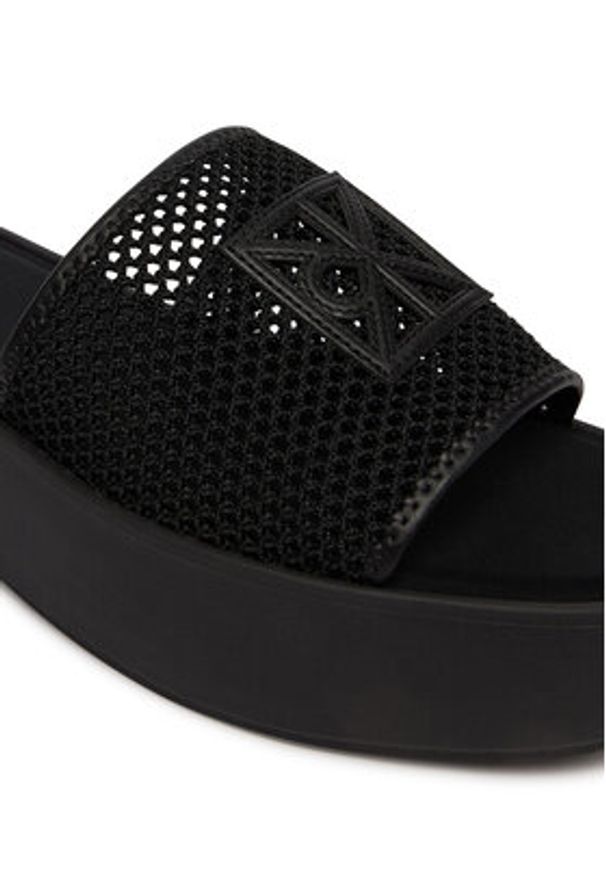Calvin Klein Klapki Amelia HW0HW02877 Czarny. Kolor: czarny. Materiał: materiał
