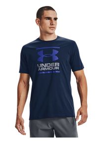 Under Armour T-Shirt UA GL FOUNDATION SS 1326849 Granatowy Regular Fit. Kolor: niebieski