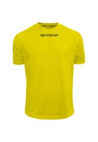 Koszulka piłkarska dla dzieci Givova One żółta. Kolor: żółty. Sport: piłka nożna