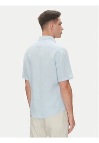 BOSS Koszula 50537382 Niebieski Regular Fit. Kolor: niebieski. Materiał: len #4