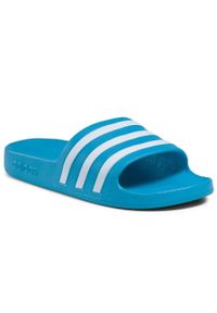 Adidas - Klapki adidas adilette Aqua FY8047 Solblu/Ftwwht/Solblu. Kolor: niebieski