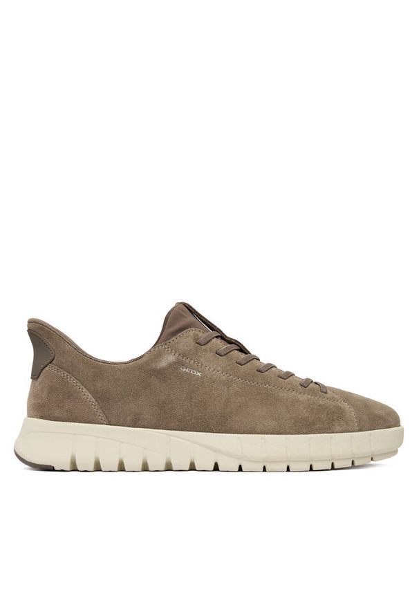Sneakersy Geox. Kolor: beżowy