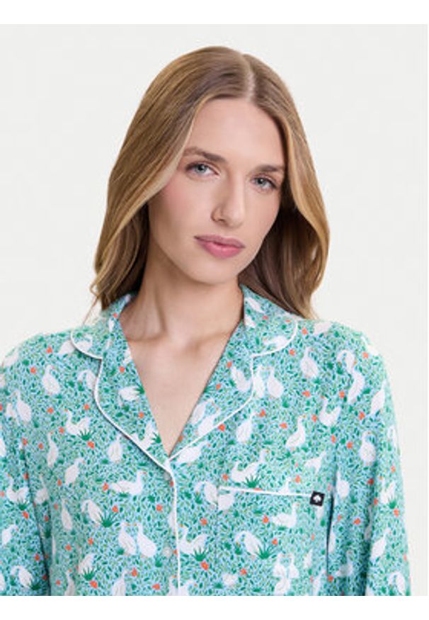 Kate Spade Piżama KSI82756 Zielony Relaxed Fit. Kolor: zielony