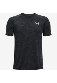 Under Armour - Koszulka dziecięca Under Amour. Kolor: czarny. Materiał: materiał. Sport: joga i pilates #1
