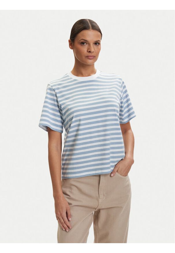 only - ONLY T-Shirt Livina 15272227 Biały Regular Fit. Kolor: biały. Materiał: bawełna