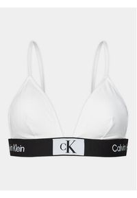 Calvin Klein Swimwear Góra od bikini KW0KW02256 Biały. Kolor: biały. Materiał: syntetyk #2