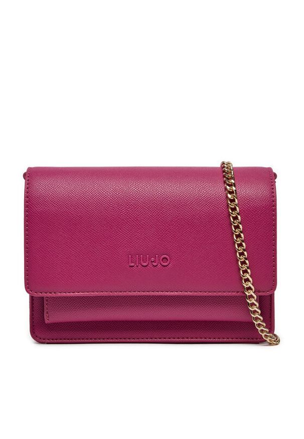 Liu Jo Torebka Ecs M Crossbody AF4161 E0087 Różowy. Kolor: różowy. Materiał: skórzane