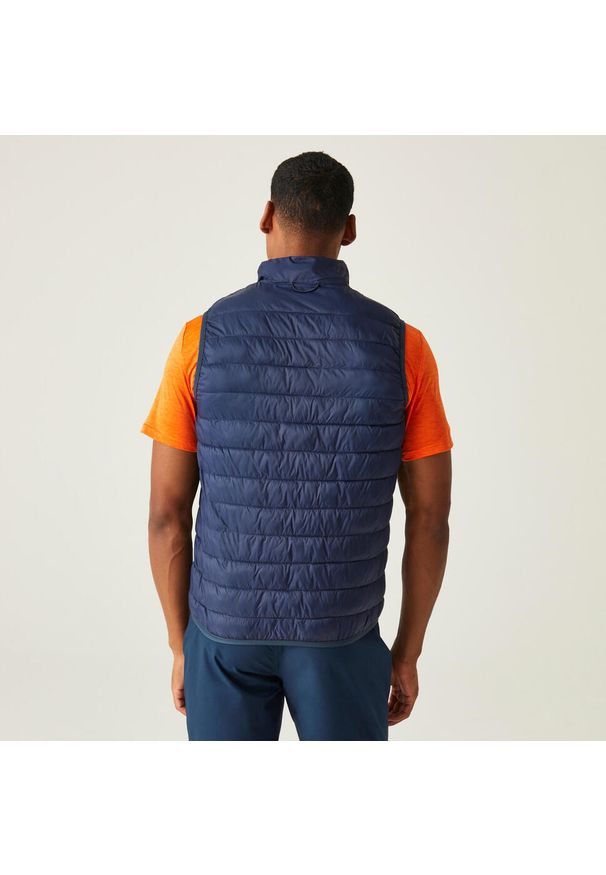 Regatta - Męski kamizelka Hillpack. Kolor: niebieski. Materiał: poliamid. Sport: turystyka piesza