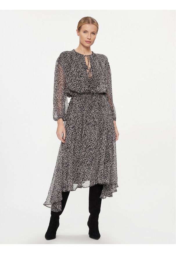 Pepe Jeans Sukienka codzienna Alicia PL953436 Czarny Regular Fit. Okazja: na co dzień. Kolor: czarny. Materiał: syntetyk. Typ sukienki: proste. Styl: casual