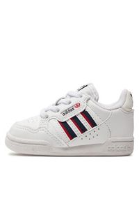 Adidas - adidas Sneakersy Continental 80 Stripes El S42613 Biały. Kolor: biały. Materiał: skóra