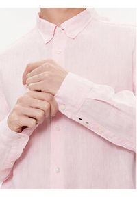 BOSS - Boss Koszula S-Liam 50513849 Różowy Regular Fit. Kolor: różowy. Materiał: len #4