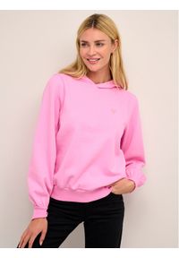 Kaffe Bluza Sally 10507152 Różowy Regular Fit. Kolor: różowy. Materiał: bawełna, syntetyk #1
