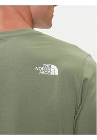 The North Face T-Shirt Easy NF0A8A6C Zielony Regular Fit. Kolor: zielony. Materiał: bawełna #4