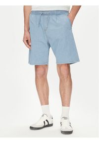Jack & Jones - Jack&Jones Szorty jeansowe Tony 12270251 Niebieski Relaxed Fit. Kolor: niebieski. Materiał: bawełna