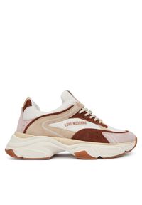 Love Moschino - LOVE MOSCHINO Sneakersy JA15426G1PIQN11B Kolorowy. Materiał: skóra, zamsz. Wzór: kolorowy #1