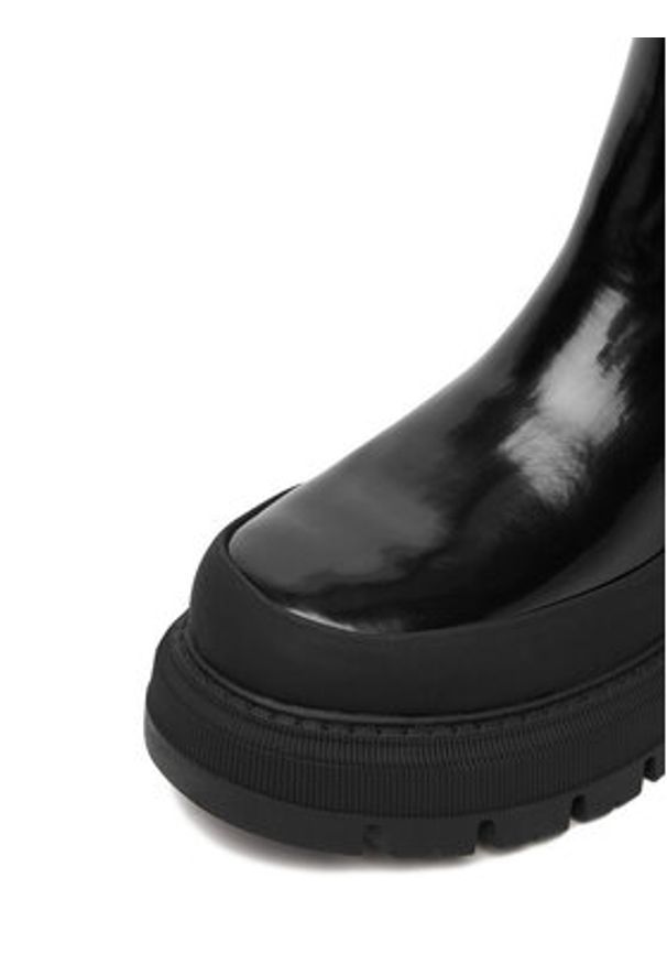 DeeZee Botki 58089-2 Czarny. Kolor: czarny. Materiał: syntetyk, materiał