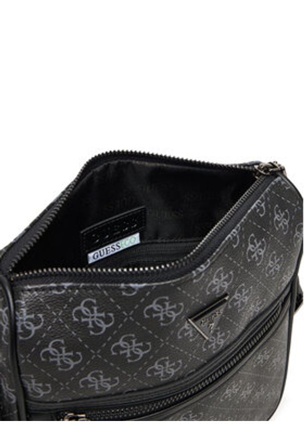 Guess Saszetka HMMILO P5417 Czarny. Kolor: czarny. Materiał: skóra
