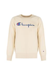 Champion - Bluza trekking męska. Typ kołnierza: bez kaptura. Kolor: różowy. Materiał: bawełna. Wzór: nadruk. Sport: turystyka piesza #1