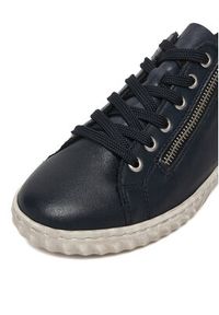 Rieker Sneakersy N0900-14 Granatowy. Kolor: niebieski. Materiał: skóra #6