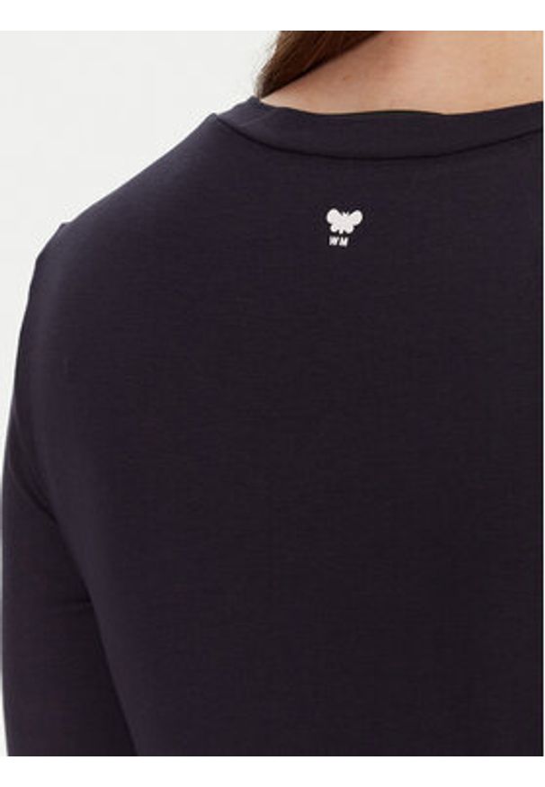 Weekend Max Mara Bluzka Multie 2525946012 Granatowy Slim Fit. Kolor: niebieski. Materiał: wiskoza