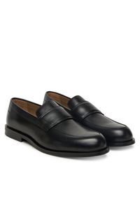 Calvin Klein Półbuty Ess Rubber Band Loafer Lth HM0HM01923 Czarny. Kolor: czarny. Materiał: skóra #3