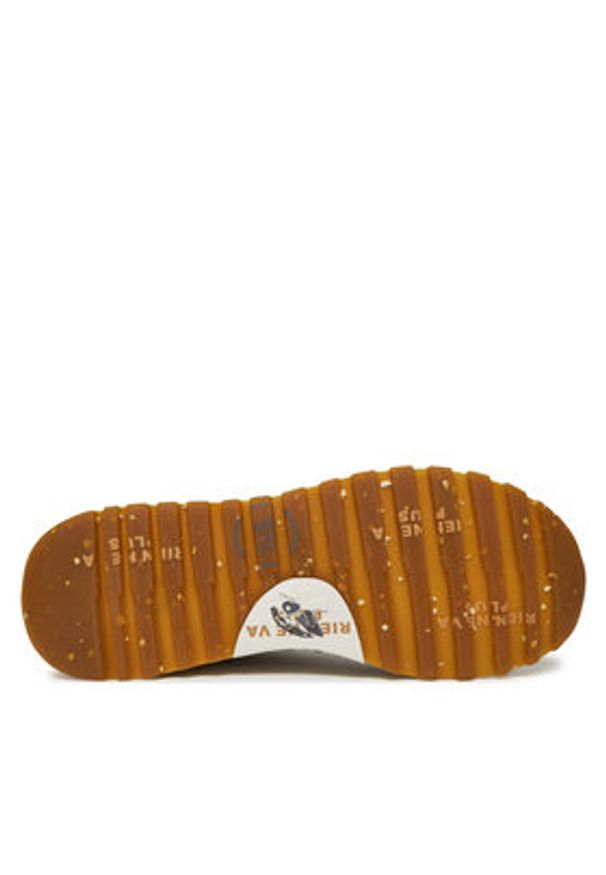 Premiata Sneakersy LANDER VAR 7206 Brązowy. Kolor: brązowy. Materiał: zamsz, skóra