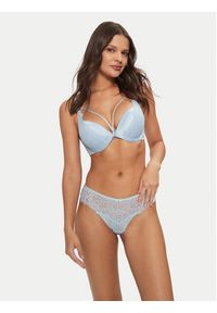 Hunkemöller Biustonosz push-up Isabella 206360 Niebieski. Kolor: niebieski. Materiał: syntetyk. Rodzaj stanika: push-up #4