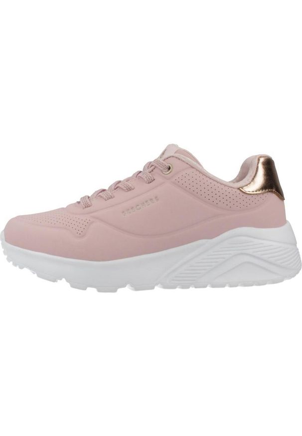 skechers - Tenisówki Skechers Model Uno Lite-metallic Mo Kolor Rose. Kolor: różowy. Materiał: materiał, syntetyk, tkanina