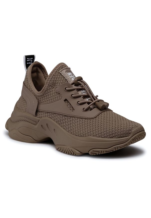 Sneakersy Steve Madden Match SM11000442-04004-02C Dark Taupe. Kolor: brązowy. Materiał: materiał