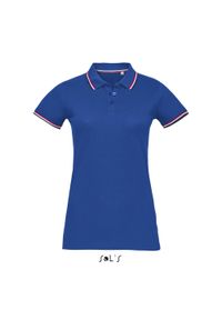 SOL'S - Damska koszulka polo Sol's Prestige. Typ kołnierza: polo. Kolor: niebieski. Materiał: bawełna #1