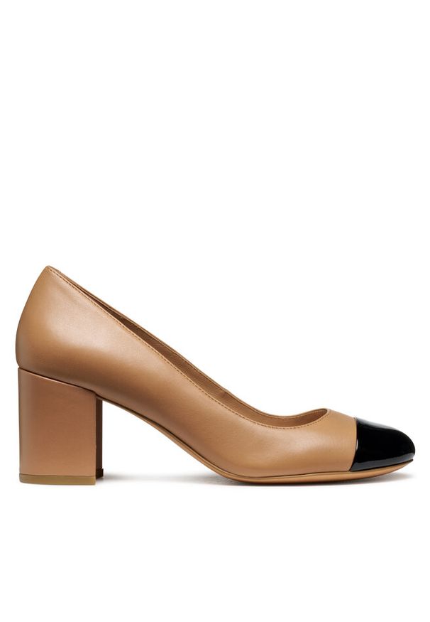 Czółenka Geox. Kolor: beżowy