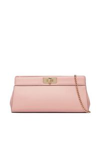 TOMMY HILFIGER - Tommy Hilfiger Torebka Th Modern Clutch AW0AW18727 Różowy jasny. Kolor: różowy. Materiał: skórzane #3