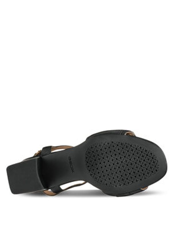 Geox Sandały D New Eraklia 50 D35RNB 000TU C9997 Czarny. Kolor: czarny. Materiał: skóra