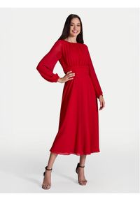 Swing Sukienka koktajlowa 5AI09000 Czerwony Regular Fit. Kolor: czerwony. Materiał: syntetyk. Styl: wizytowy #1