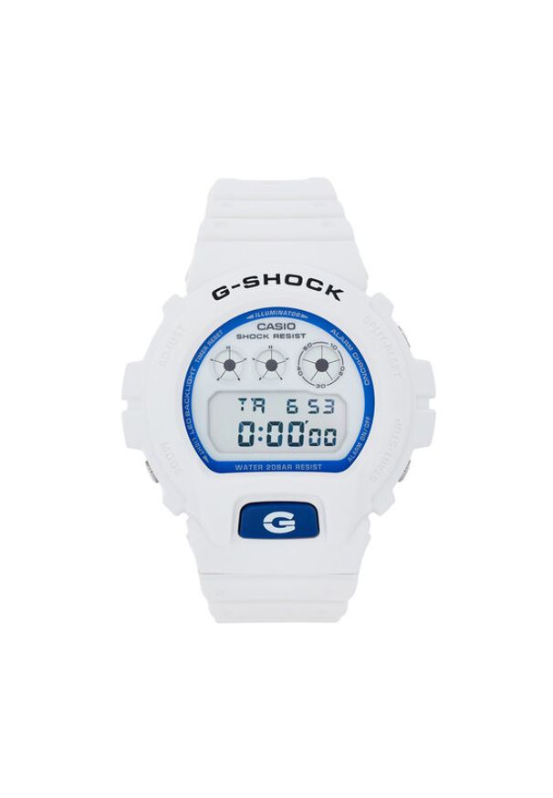 G-Shock Zegarek DW-6900HDS-7ER Biały. Kolor: biały. Materiał: syntetyk