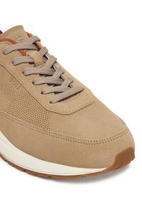BOSS Sneakersy Vinston Runn 50563960 Beżowy. Kolor: beżowy. Materiał: skóra, zamsz #6