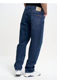 Big-Star - Spodnie jeans męskie loose Isaac 454. Kolor: niebieski. Styl: elegancki #3