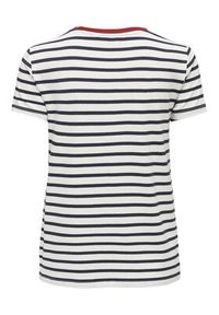 only - ONLY T-Shirt Heart 15318959 Biały Regular Fit. Kolor: biały. Materiał: wiskoza #5